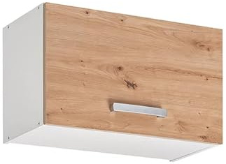 Mueble alto para campana extractora de cocina ava – Beige/blanco – 60 x 36 x 30 cm