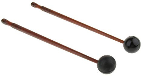 1 par de palillos de mano para tambor de lengua, tambor de loto