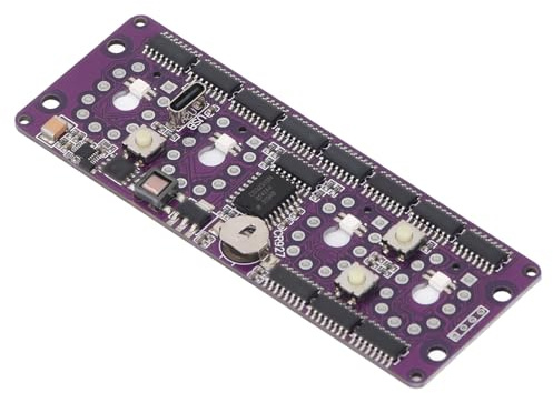 Placa de Circuito de Reloj LED Digital con Colores Múltiples de Cronometraje Precisos para el Reloj de Tubo Nixie de Bricolaje
