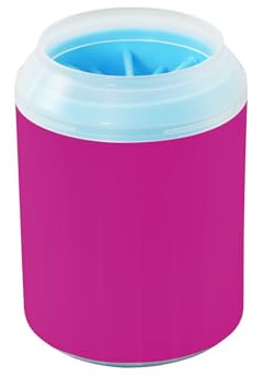 ODAWA Dog Paws Cleaner Nettoyant pour pattes de chien à poils souples Violet Taille M