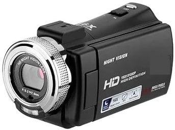 Videocámara HDV-V12 1080P Full HD, Zoom Digital 16x, rotación, Pantalla LCD, visión Nocturna de 30 MP Vlogs