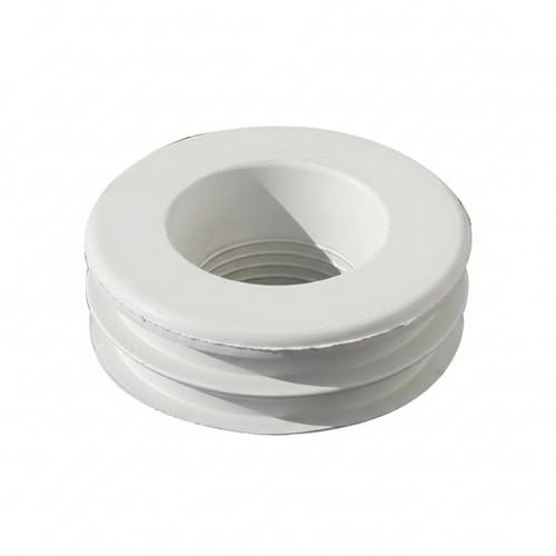 Morsetto per WC in Gomma Bianca Ø50 mm – Ø Interno 26 mm / 30 mm – Guarnizione di Tenuta per Scarico WC – Lemag srl (30 mm)