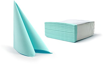 Alvotex Airlaid Servietten 40x40cm 50/1 - MINT BLUE (665)