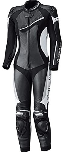 Held Ayana II One Piece Tuta in pelle da moto da donna, nero/bianco, 34