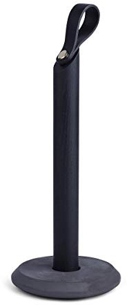 Gejst Grab Küchenrollenhalter Schwarze Eiche - Skandinavisches Design - Hochwertige Materialien - Industriegefühl - Schwere Basis