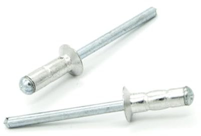 IERO - Rivetti MULTIGRIP IERO Alluminio/Acciaio Testa Svasata 4.8x10.0mm - Box da 500 pezzi