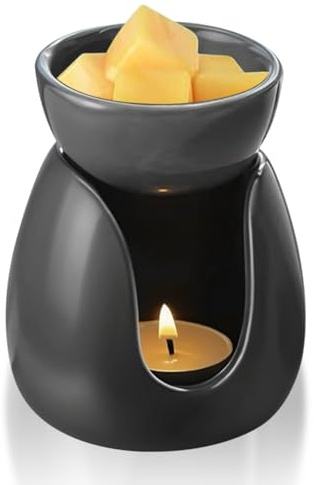 FYting Duftlampe für ätherische öle,Duftlampe Teelicht(Schwarz)