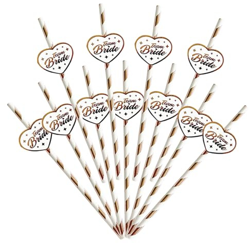 Xumann 30PCS Reusable Plastic Hen Party Accessories Straws Set for Bachelor Party, Birthday Party (Gold)