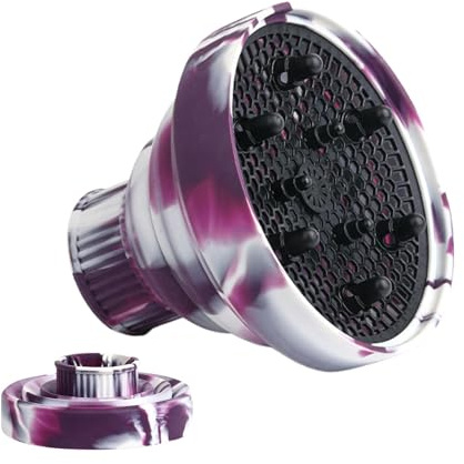 Rrlihjgu Hair Dryer Diffuser,Hair Dryer Diffuser Accessory,Adjustable Silicone Hair Diffuser,Hair Dryer Diffuser | Portable Hair Dryer Accessories