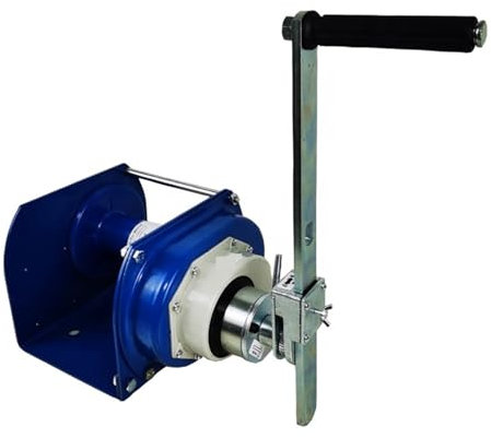 BADIKA hand winch 1ton 2 Ton 3 Ton Crank Gear Boat Trailer Heavy Dutys Hand Winch With Brake(2 Ton)