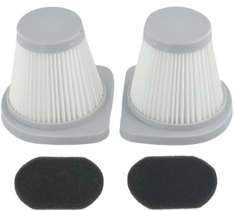 SiSinkal Staubsaugerfilter Ersatzteile HEPA kompatibel mit Merlin Staubsaugern, zweilagiges Filtersystem für verbesserte Staubsammlung, 8,5 cm Höhe