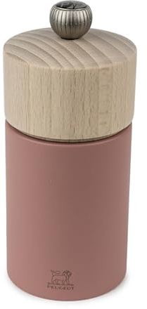 PEUGEOT - Moulin à Poivre Boreal 12 cm - Réglage Classique - En Bois De Hêtre Labellisé PEFC - Fabrication Française - Coloris Noisette