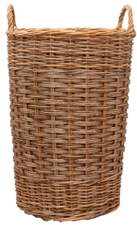 Arthur Cameron – Multi Weave Umbrella Large Wicker Basket with Handles – Stylish Home Storage & Kitchen Organisation (Medium)