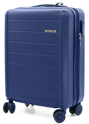 VOYAN Maleta de Cabina Expandible 55x40x20 SDR, Trolley de Viaje Ultraligero con Carcasa Rígida ABS, Ruedas Dobles Giratorias y Cerradura de Seguridad, Equipaje de Mano Resistente