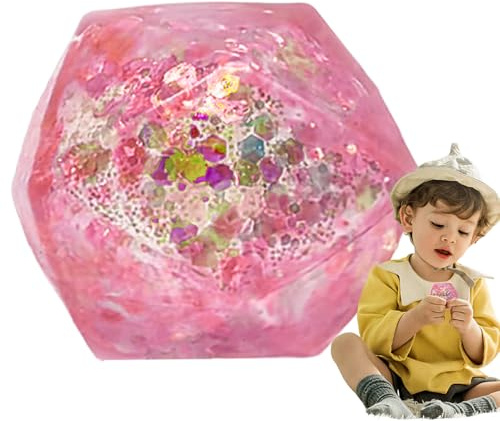 Squishy Stressball, Fidget Spielzeug, Cube Fidget Toys, Anti Stress Bälle Geschenke, Spielzeug Zum Stressabbau, Eiswürfel FidgetToys, AntistressSpielzeug, Stressballs Für Kinder Und Erwachsene