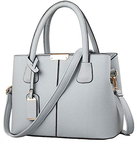 FiveloveTwo Dame Classy Satchel Handtasche Tote Handtasche Griff Tasche Umhängetasche