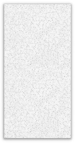 CORTEGA 769 Acoustic Ceiling Tiles - 2x4, 12 White Tiles for Suspended Ceiling Grid