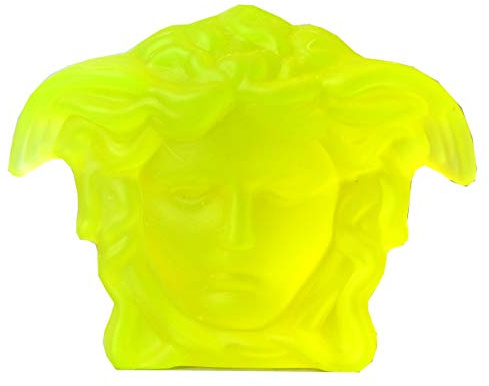 Ullmannglass Medusa Briefbeschwerer in Annagelb