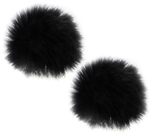 keepdrum 2x WS05 Mini Fell-Windschutz für Lavalier-Mikrofone und Headsets