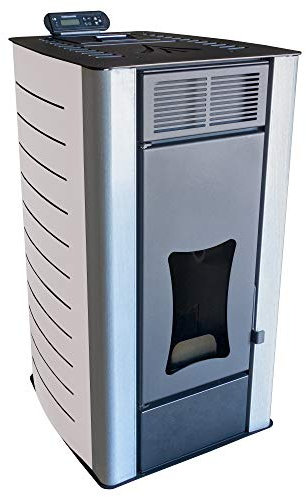 NEMAXX® P18 Pelletofen 18 kW bis 300 m³ – Elektrokamin [WASSERFÜHREND] – mit ECO-Modus, Wi-Fi Ready, Wochen-Timer & Überhitzungsthermostat für effizientes Heizen – Weiß