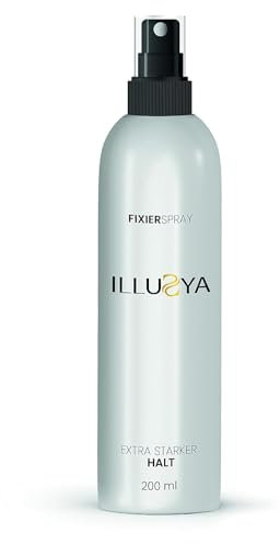 ILLUSYA spray fissante per capelli e fibre capillari | Lacca speciale per il fissaggio perfetto delle fibre capillari.