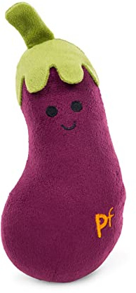Petface Foodie Faces Aubergine Plüsch-Hundespielzeug