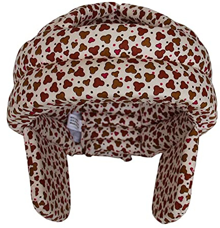 CUSMA Weiche Ohrenschutzkappe Kopfschutz, Schutzmütze Senioren Kopfkappe Schutzhelm, Für Senioren & Patienten,Style b