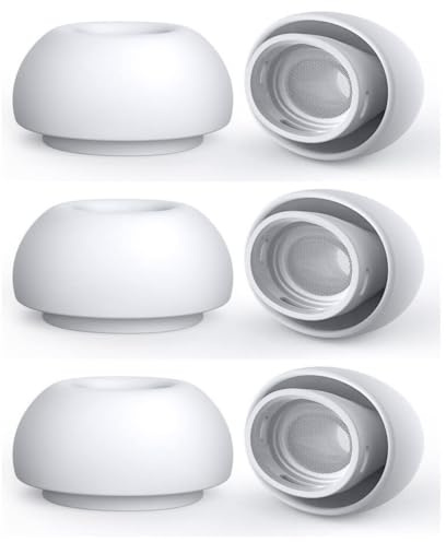 Ersatz-Ohrstöpsel für Airpods Pro und AirPods Pro 2nd Generation mit Loch zur Geräuschreduzierung,Silikon Ohrpolster Kompatibel mit Airpods Pro2 Ohrhörer passend für die Ladehülle-xs