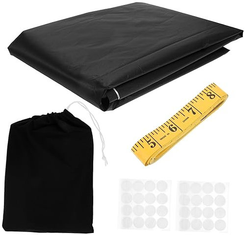 HOOTNEE Verdunkelungsvorhang Für Fenster Selbstklebend Aus Stoffmaterial Für Schlafzimmer Und Privatsphäre Raumteiler Und Hintergrund Einfaches Design
