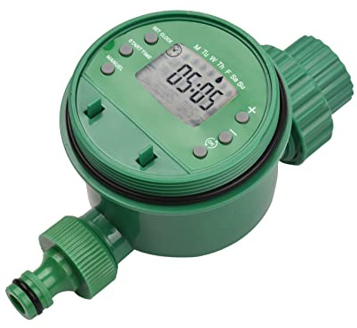 Funien Contrôleur Intelligent d'irrigation de l'eau, Minuterie d'arrosage Automatique numérique minuterie d'irrigation de Jardin programmée contrôleur d'irrigation d'eau Intelligent à Piles po