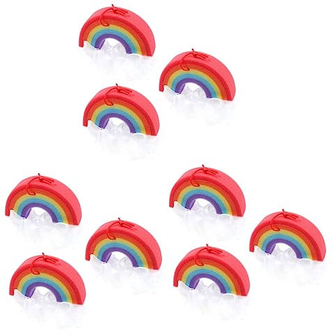 Gatuida 3er-sets Schwamm-badeschwämme-set Für Dusche Bad Neuheit Regenbogen-körperwäscher Peelings 3 Stück * 3
