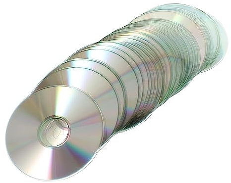 Gadpiparty 50pcs Double-sided Reflective Decorative Diy Cd Discs Craft Material for Home and Shop Decoration, Recycled Discarded Cds for Creative Diy Projects