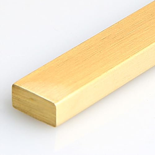 MPOWRX Übergangsprofil Basslaminatbarsch in Messing für Boden/Fliesen/Vinylwand, Gebürstete Oberflächenübergangsbänder, wasserdichte Nachhaltige Haltbarkeit Grenzstange (Size : WXH:10 x 3mm)