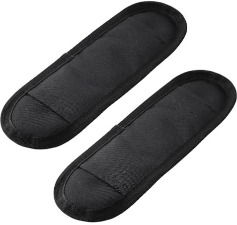 2 STK Schultergurtpolster, Oxford Stoff Perlbaumwolle Schwarzes Schulterpolster für Taschengurt Wasserdichtes Schultergurtkissen als Ersatz für Rucksack Taschengurt