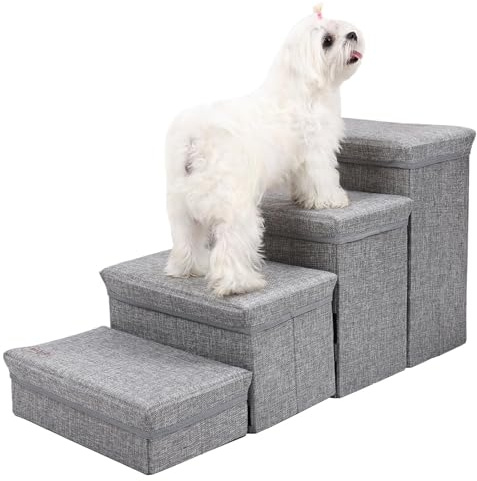 Hundetreppe für Haustiere - Hundetreppe für Bett | Haustiertreppen für kleine Hunde und Katzen | tragbare Hundesofa-Treppen für Hundesofa, Treppen für Bett für Cach