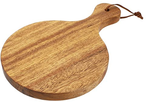 SECFOU Bandeja Multiusos Para Servir De Madera Natural Para Té Tarde Cenas y Fiestas