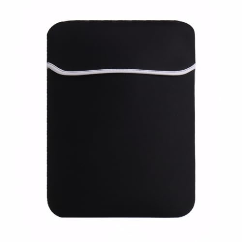 Housse pour Ordinateur 15.6 Pouces Portable Pochette étanche Sac Serviette Sac Ordinateur PC Portable Compatible Noir