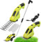 DEWINNER Coupe Bordure sans Fil, 2 en 1 Cisaille à Gazon 7.2V, Taille Haies sans Fil, Manche Long Télescopique Détachable 100cm, pour Couper Gazon/Buisson