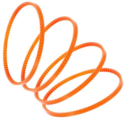 Warmhm 4pcs Cotton Candy Maker Belts Reusable Plastic Straps Spare Parts for Indoor Commercial Candy Machine Repair Accessories