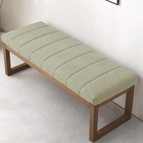 WLXFF Cuscini per Panca da Interni, Cuscini per Seduta Interna dei finestrini, Cuscino per Panca da Giardino,per Divano Davanzale Interno ed Esterno,Milk Tea,90x30cm