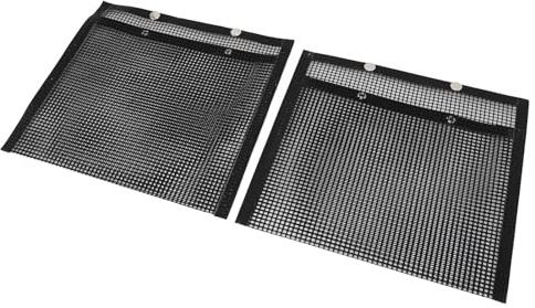 Hamwesh BBQ Mesh Grillpåsar, återanvändbara Glasfiber Värmebeständiga Non Stick Mesh Grillpåsar för Utomhusgrillning Av Grönsaker med Enkel Rengöring, för Grillning, Picknick och Camping