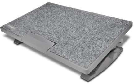 Kensington SoleMate Pro Elite Fußstütze Schreibtisch, Fußhocker mit Memory-Schaumstoff und SmartFit-Ergonomiesystem, mit 6-stufig verstellbarer rutschfester Basis für Büro und zu Hause, K50345EU