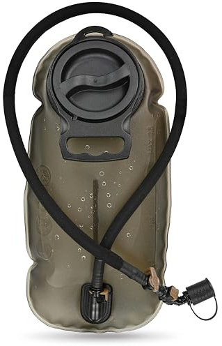 MARCHWAY 2L/2.5L/3L TPU Hydration Bladder, Ultra Durable Water Reservoir Bag with Insulated Tube for Hydration Pack for Cycling, Hiking, Running, Climbing, Biking (2.5L Grey 85oz)