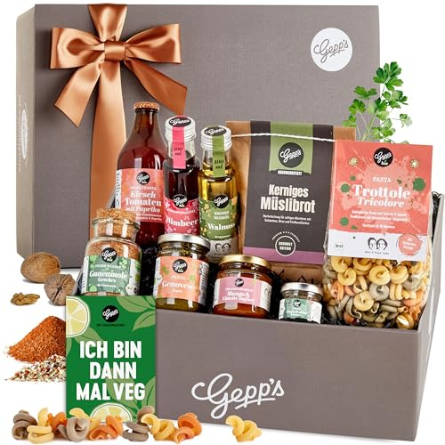Gepp’s Feinkost Vegan Must-Have I Köstliche Variationen | Vegane Delikatessen wie Pasta, Bio Pesto, Gewürzmischungen, Nussöl, Aperitif-Essig & Fruchtaufstrich