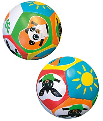 ODS Toys Bing - Baby Ball Ultra Soft Soft 12,7 cm aus Kunstleder, ideal für die ersten Monate des Kindes, taktile und visuelle Entwicklung Spielzeug