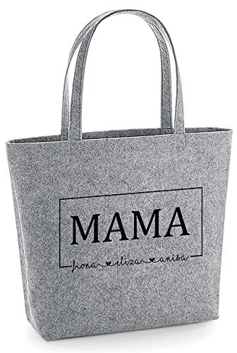mamir home Personalisierte Einkaufstasche Oma – Geschenk für Oma – Geburtstagsgeschenk und Weihnachten – Oma Tasche mit Namen – personalisierte Geschenke Oma