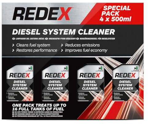 Redex Diesel System Cleaner, 500ml, 4 Pack - By Shop 4 Less