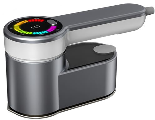 1200W Steamer Dampfglätter, Tragbarer Reise Dampfglätter, 2-in-1 Reisebügeleisen, mit 120 ml Wassertank e 5 Dampfstufen für Zuhause Reisen