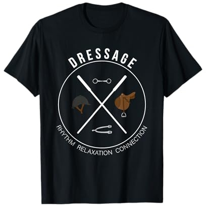 Dressage Rider Horse Trainer Equestrian Funny Horse Dressage T-Shirt