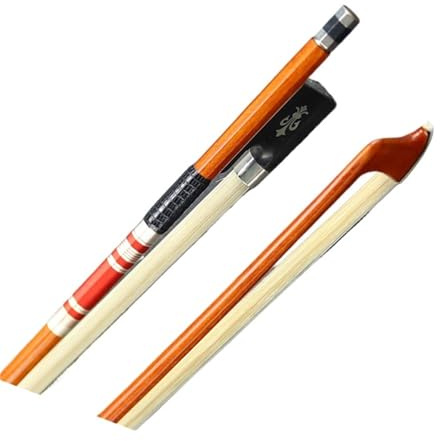 Professioneller Geigenbogen Größe 4/4 3/4 1/2 Violinbogen aus brasilianischem Palisander professionelles Violinzubehör(1/2)